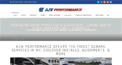Desktop Screenshot of ajwperformanceproducts.com